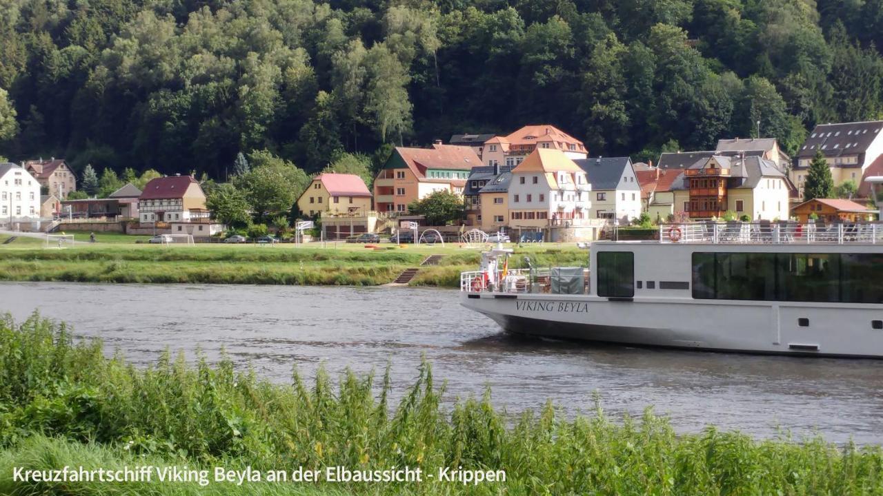Elbaussicht - Krippen